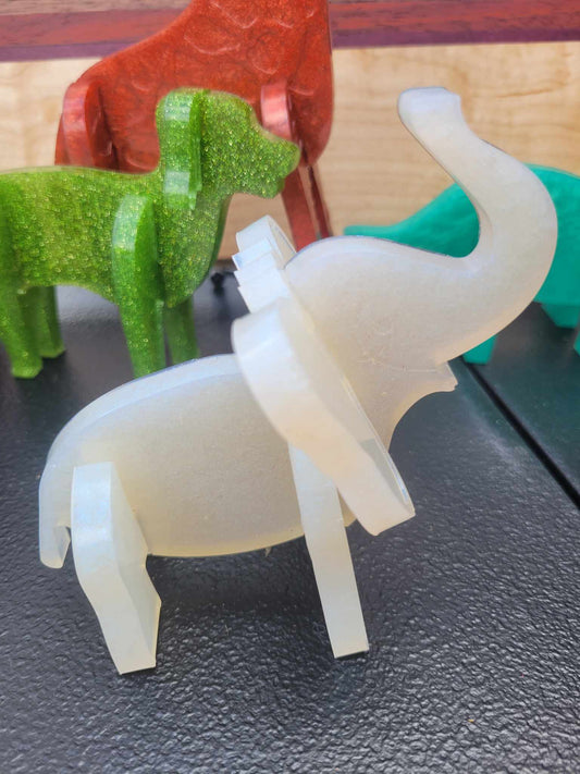 Resin Puzzle Elephant